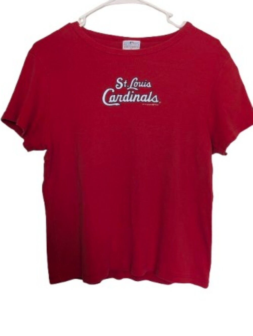 St Louis Cardinals Vintage Authentic 5th And Ocean Y2k Lady Slugger Baby Tee